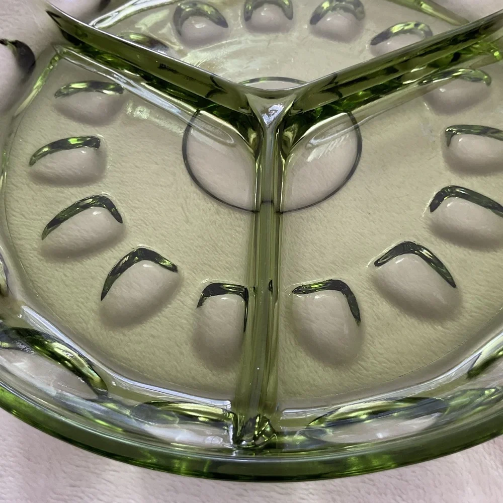 Vintage green glass